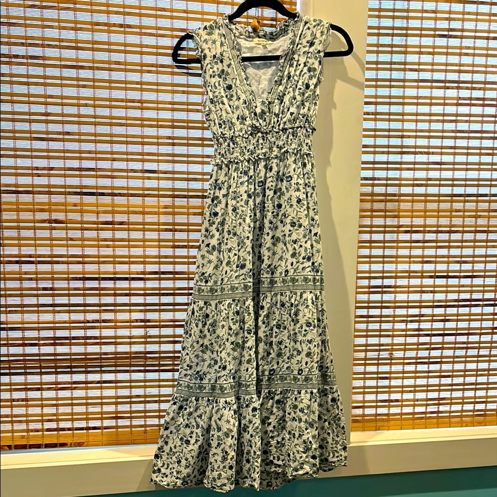 Floral Print Sleeveless Dress